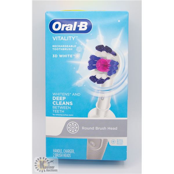 NEW UNOPENED ORAL-B 3D WHITE RECHARGEABLE