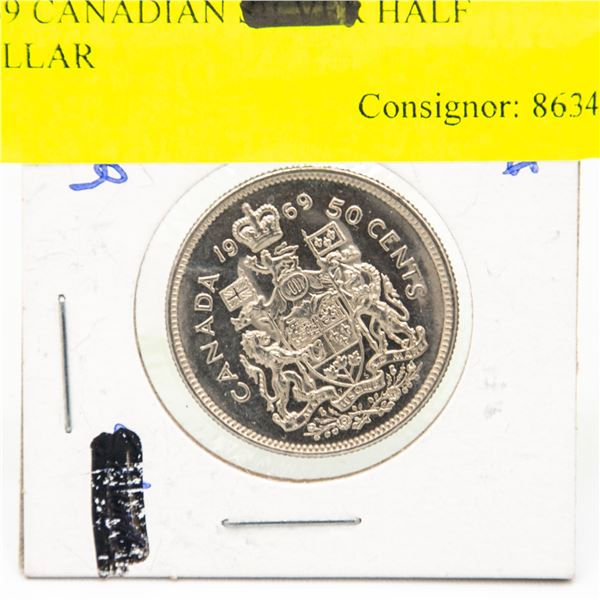 1969 CANADIAN HALF DOLLAR