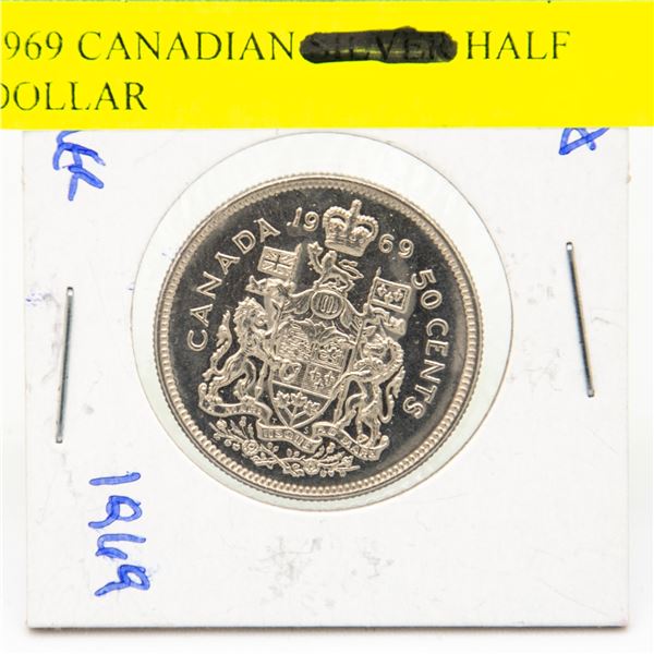 1969 CANADIAN HALF DOLLAR