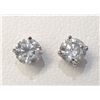 Image 1 : JS212-43 14K WHITE GOLD DIAMOND STUD EARRINGS