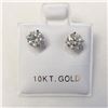 Image 2 : JS212-43 14K WHITE GOLD DIAMOND STUD EARRINGS