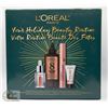 Image 1 : L'OREAL PARIS 4 PIECE BEAUTY ROUTINE SET