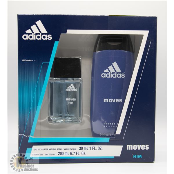 ADIDAS "MOVES" FOR HIM 2 EAU DE TOILETTE & SHOWER