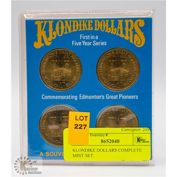 KLONDIKE DOLLARS COMPLETE MINT SET