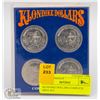 Image 1 : KLONDIKE DOLLARS COMPLETE MINT SET