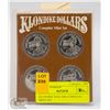 Image 1 : KLONDIKE DOLLARS COMPLETE MINT SET