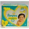 Image 1 : PAMPERS SWADDLERS SIZE 5 DIAPERS - 58 PACK