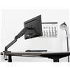 Image 2 : VIVO HEIGHT ADJUSTABLE MONITOR ARM UP TO 27"