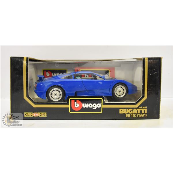 BUGATTI EB110 DIE CAST 1:18