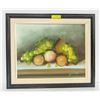 Image 1 : ORIGINAL TABLE FRUIT SIGNED ESTATE PICTURE