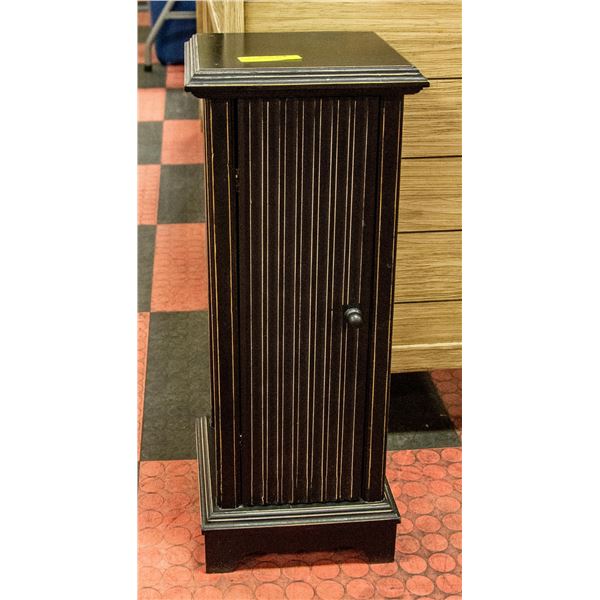 BLACK DECORATIVE PEDESTAL STAND WITH