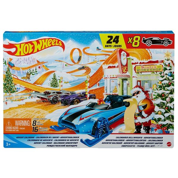 HOT WHEELS ADVENT CALENDAR 24 DAY DIE CAST VEHICLES