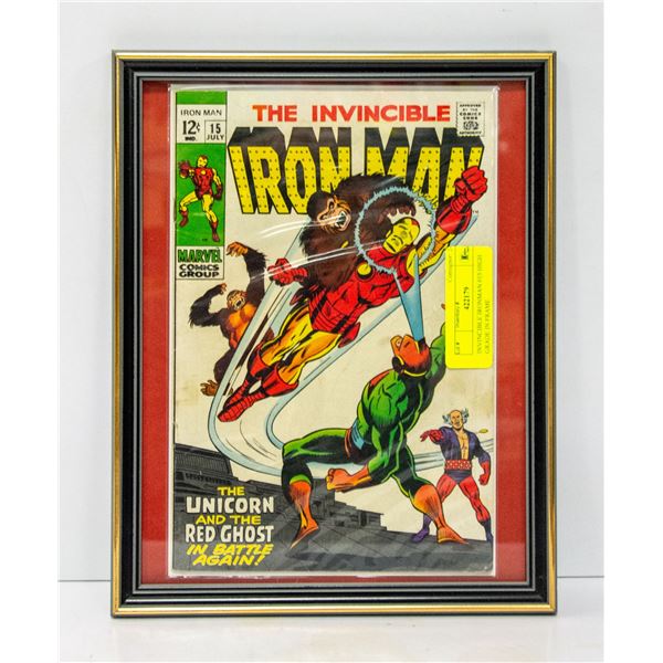 INVINCIBLE IRONMAN #15 HIGH GRADE IN FRAME