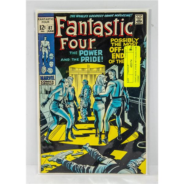 FANTASTIC FOUR #87 COLLECTOR COMIC