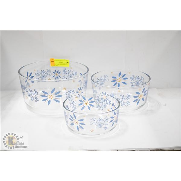 3 PIECE TEMP-TATIONS MIXING BOWL SET