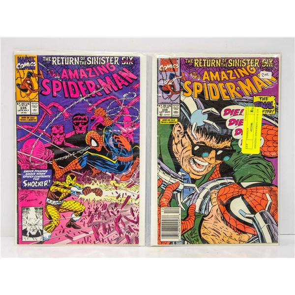 AMAZING SPIDERMAN #335 & 339