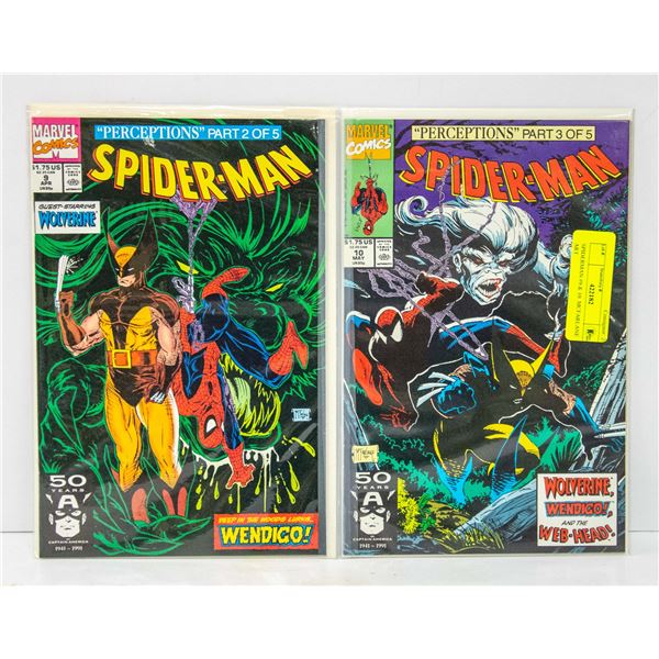 SPIDERMAN #9 & 10 MCFARLANE ART