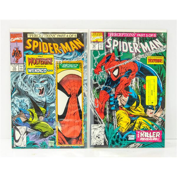 SPIDERMAN #11 & 12. MCFARLANE ART