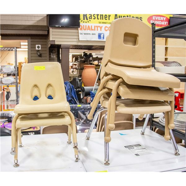 BAILIFF SEIZURE: 5 TODDLER SIZE CHAIRS.