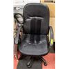 Image 1 : BAILIFF SEIZURE: HYDRAULIC LIFT BLACK OFFICE CHAIR