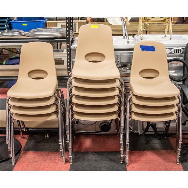 BAILIFF SEIZURE: 14 SCHOOL CHAIRS