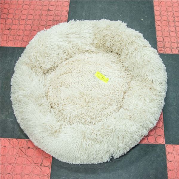 NEW REPACKAGED CALMING DOG BED, DONUT SHAPE