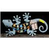 Image 1 : METAL LIGHTED WALL DECORATED LIZARD, BATTERY