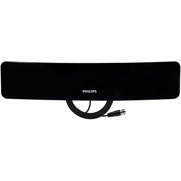 PHILIPS HD TV ANTENNA, 30 MILE, CURVED, COMPACT