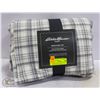 Image 1 : EDDIE BAUER QUEEN SHEET SET 100% COTTON FLANNEL