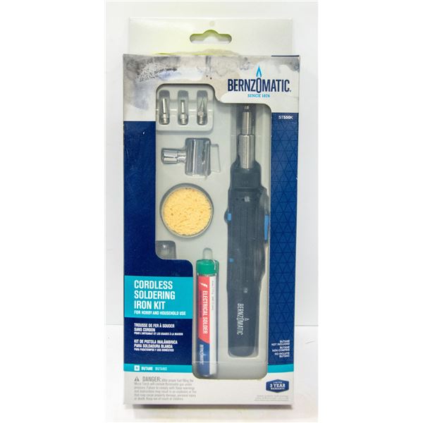 SEALED BERNZOMATIC CORDLESS