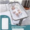 Image 2 : TC BUNNY 2 IN 1 BABY BASSINET PORTABLE W/BAG