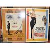 Image 1 : PAIR OF FRAMED AUDREY HEPBURN MOVIE POSTERS