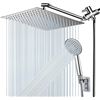 Image 1 : NEW 12" HIGH PRESSURE RAINFALL SHOWER HEAD AND