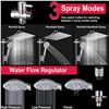 Image 2 : NEW 12" HIGH PRESSURE RAINFALL SHOWER HEAD AND