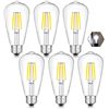 Image 1 : NEW SET OF 6 EDISON 4W LIGHT BULBS, 4000K