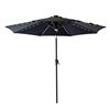 Image 1 : NEW REPACKAGED C-HOPETREE 11' BLACK PATIO UMBRELLA