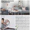 Image 1 : NEW ART HOME 3D FAUX BRICK WALL PANELS, 20 PACK