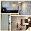 Image 3 : NEW ART HOME 3D FAUX BRICK WALL PANELS, 20 PACK