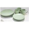 Image 1 : NEW REPACKAGED 11 PIECE CERANIMY DISHWARE SET