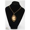 Image 1 : VINTAGE CAMEO NECKLACE