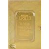 Image 2 : 3 X KARAT PAY .999 FINE GOLD BAR (0.1 gram)