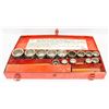 Image 1 : RED STEEL BOX WITH 3/4"-DRIVE SOCKET SET