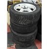Image 1 : 4 X 265/55 R15 5 BOLT SUMMER TIRES + RIMS