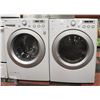 Image 1 : WHITE LG FRONT LOAD WASHER AND DRYER