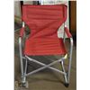 Image 1 : RED FOLDING CAMPING CHAIR