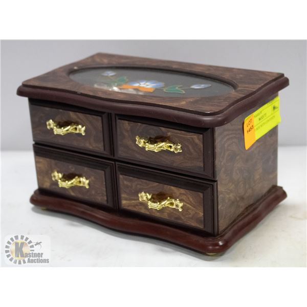 JEWELRY BOX WITH CONTENTS