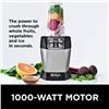 Image 1 : NEW NUTRI NINJA BLENDER AUTO IQ SILVER + 3 CUPS