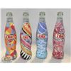 Image 1 : 4 COLLECTIBLE COLOURED COKE BOTTLES.