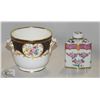 Image 1 : AYNSLEY VASE & DRESSER JAR