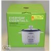 Image 1 : EVERYDAY ESSENTIALS RICE COOKER HOLDS 6 CUPS